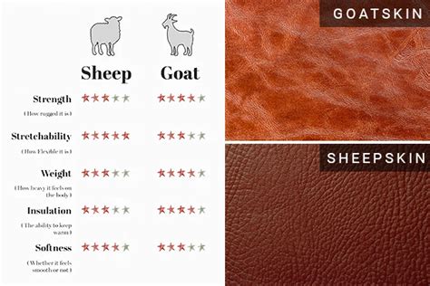 goatskin leather vs lambskin